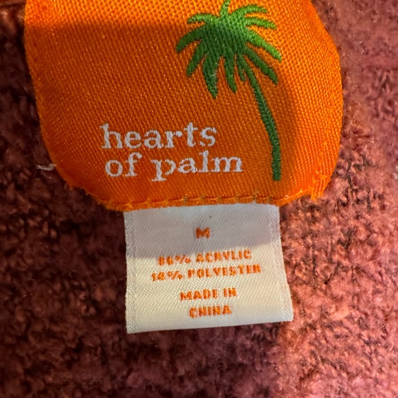 Hearts of palm size M button up sweater - Picture 4 of 7